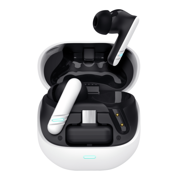 GXT409 OXXIE WRLS GAMING EARPHONES / noise-cancelling / 8 hours of non-stop playtime/ ompatible with PC, PlayStation, Switch, mobile/ LED indicators