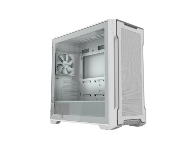 Case: Gigabyte C102GI GLASS 2x120mm Fans Mid Tower White