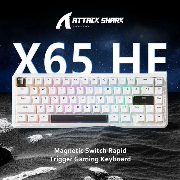 Attack shark X65 HE Simple white