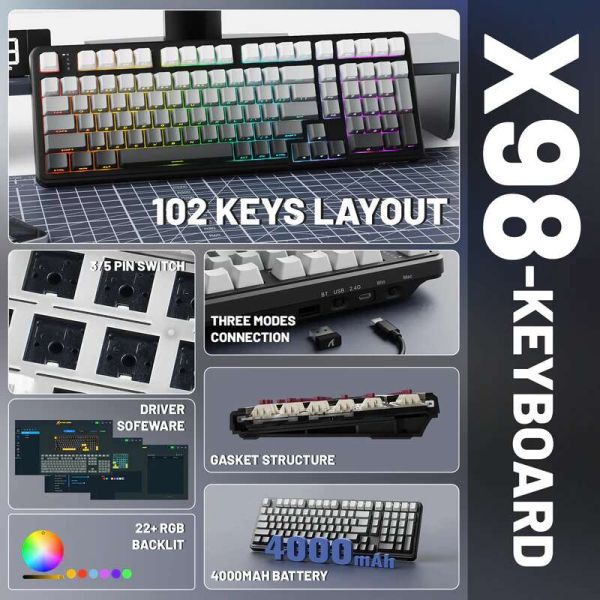 Attack shark X98 Moonlit night