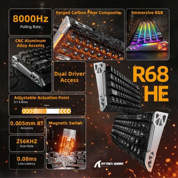 Attack shark R68 HE InkShade