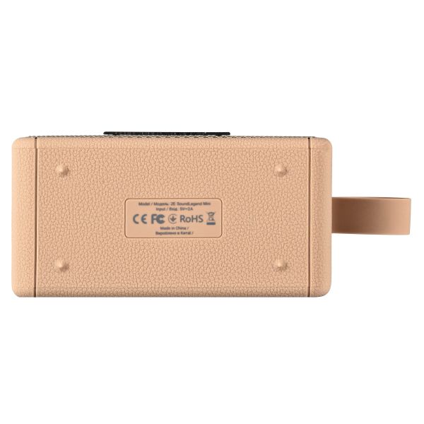 Portable Speaker 2E SoundLegend Mini 40W, BT 5.3, TWS, FLAC, MP3, WAV, EQ, Power Bank, IPX6, Brown