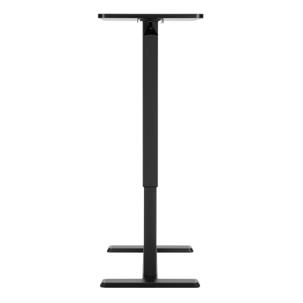 2E Compact Desk CE710BB, height 71-106cm, gas lift, tabletop 71x40cm (black), metal base (black)