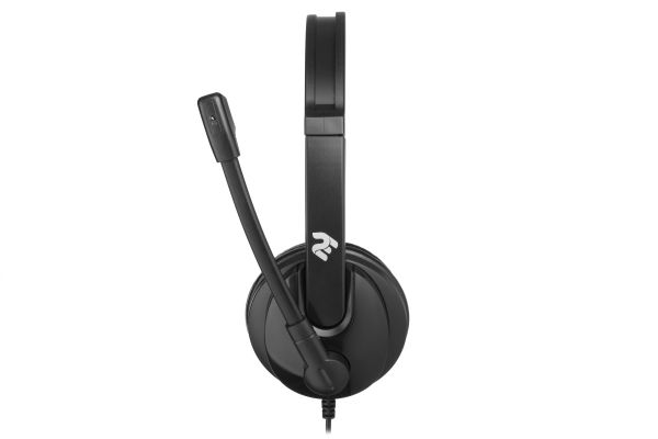 2E PC headset stereo On-ear  CH12 mini-jack, omni-mic, 1.2m, black