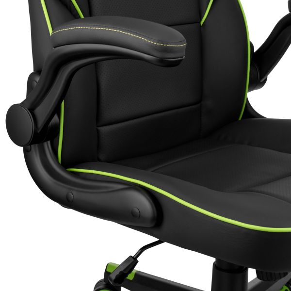 2E GAMING Chair HEBI Black/Green