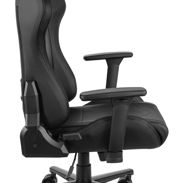 2E GAMING Chair OGAMA II RGB, PU Leather, 3D-Armrests, black