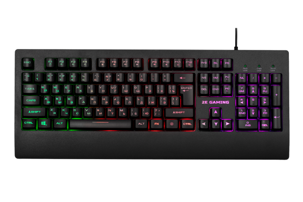 2E GAMING Keyboard KG330 LED USB Black Ukr