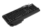 2E GAMING Membrane keyboard KG340 114key, USB-A, EN/UA/RU, LED, black