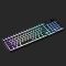 2E GAMING Membrane keyboard KG390 100key, USB-A/WL/BT, EN/UA, RGB, black