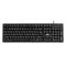 2E Membrane keyboard KS131 104key, USB-A, EN/UK, black