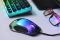 2E GAMING mouse MG345, RGB, USB-A, transparent