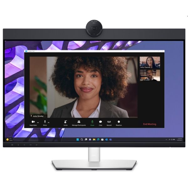 Monitor DELL 23.8" P2424HEB Video Conferencing Monitor, HDMI, DP, USB-C, RJ-45, MM, IPS, sRGB 99%, Pivot, Cam, 1920x1080, 60Hz