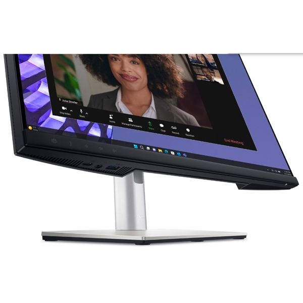 Monitor DELL 23.8" P2424HEB Video Conferencing Monitor, HDMI, DP, USB-C, RJ-45, MM, IPS, sRGB 99%, Pivot, Cam, 1920x1080, 60Hz