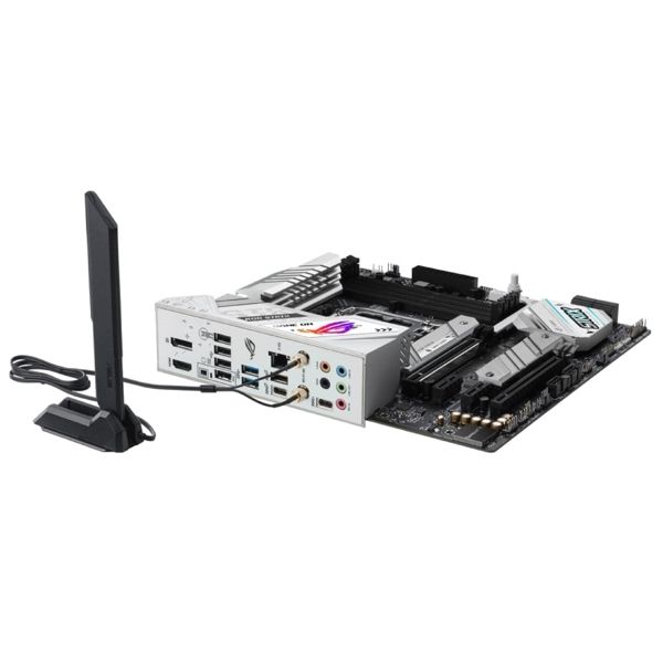 ASUS Motherboard ROG STRIX B760-G GAMING WIFI s1700 B760 4xDDR5 M.2 HDMI DP Wi-Fi BT mATX