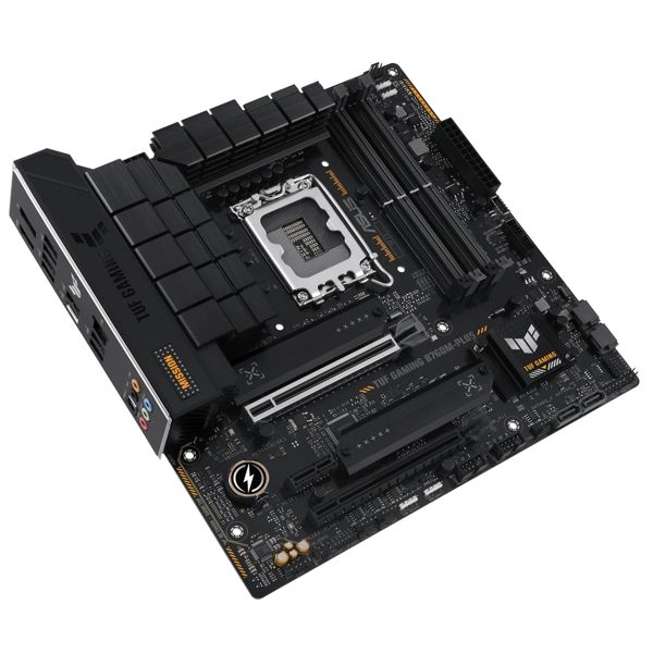 ASUS Motherboard TUF GAMING B760M-PLUS s1700 B760 4xDDR5 M.2 HDMI DP mATX