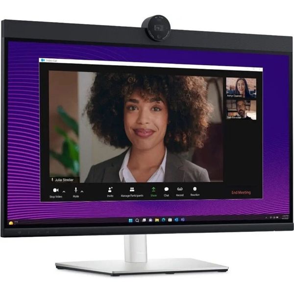 DELL Monitor 27" P2724DEB Video Conferencing Monitor, HDMI, DP, USB-C, RJ-45, MM, IPS, 2560x1140, sRGB 99%, HAS, Cam, 60Hz