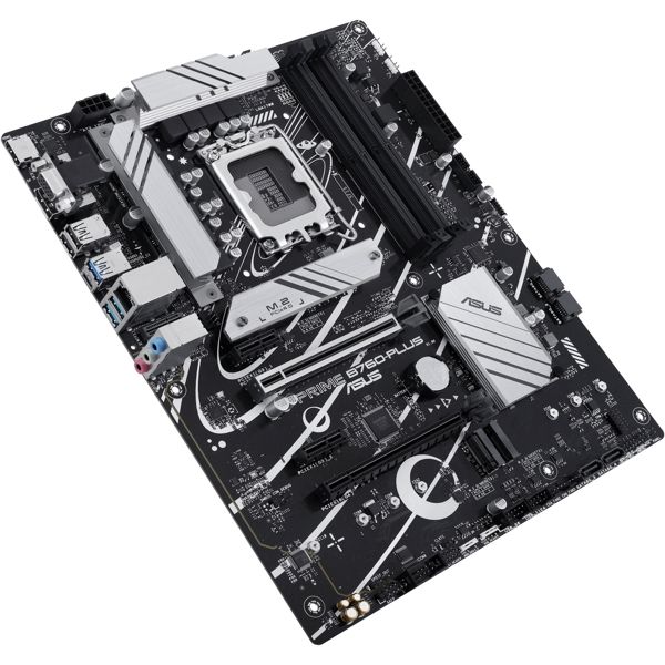 ASUS Motherboard PRIME B760-PLUS s1700 B760 4xDDR5 M.2 HDMI D-Sub DP ATX