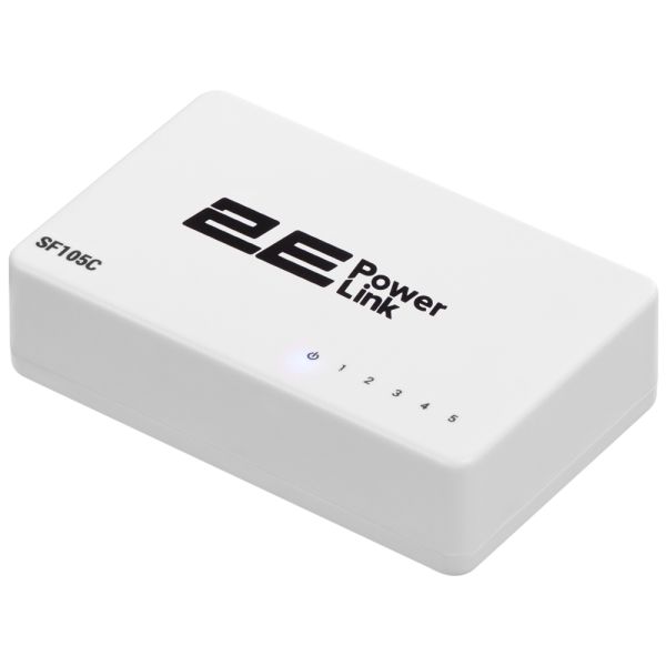 2E PowerLink Switch SF105C 5xFE, Unmanaged