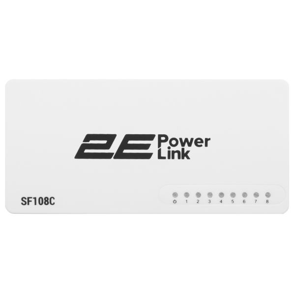 2E PowerLink Switch SF108C 8xFE, Unmanaged