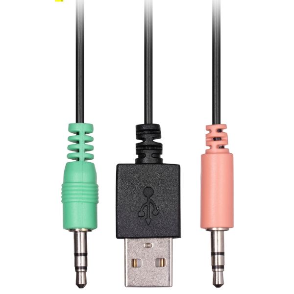 2E Multimedia speaker  PCS101 RGB, 2.0, USB, Black