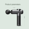 Electric Massager ALLX AXM-424G, 18W, 3200Rpm, Professional Massage Gun, Gray