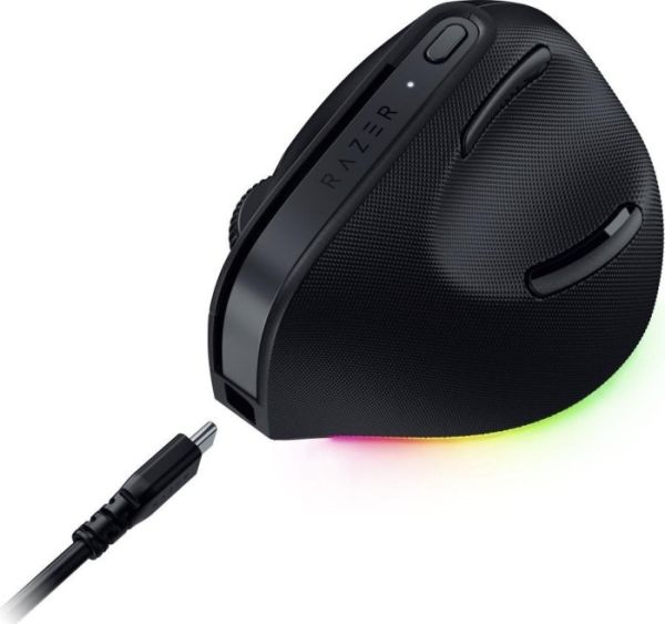 Razer Mouse Pro Click V2, USB-A/WL/BT, Vertical Ed., black