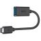 Belkin Adapter USB-C > USB-AF, 0.14m, black