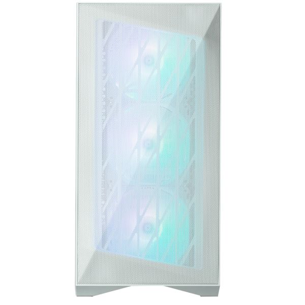 Zalman PC case Z9 Iceberg MS without PSU, 2xUSB3.0, 2xUSB2.0, 1xUSB 3.1 Gen2 Type-C, 4x140mm ARGB, VGA 390mm, LCS ready, TG Side Panel, EATX, white