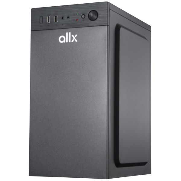 Case ALLX AX-B1734, Computer Case, Micro-ATX, ITX, USBx2, AUDIO, Black