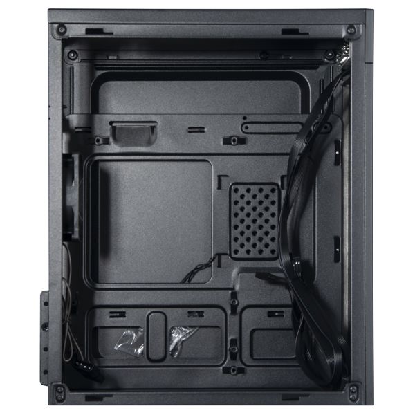 Case ALLX AX-B1734, Computer Case, Micro-ATX, ITX, USBx2, AUDIO, Black