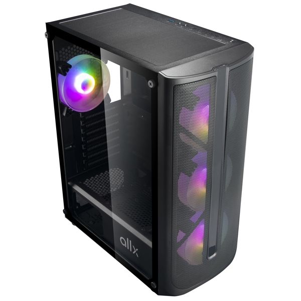 Case ALLX AX-G2148, Computer Case, E-ATX, ATX, MATX, USB 3.0x1, USB 1.0x2, AUDIO, Black