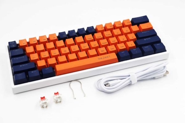 Bajeal orange Black keycaps red