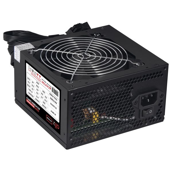 Power supply ALLX AX-P650B, 650W, 80 Plus Bronze, Power Supply, Black