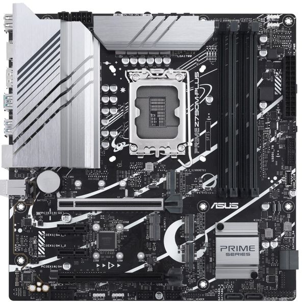 ASUS Motherboard PRIME Z790M-PLUS s1700 Z790 4xDDR5 M.2 HDMI DP mATX