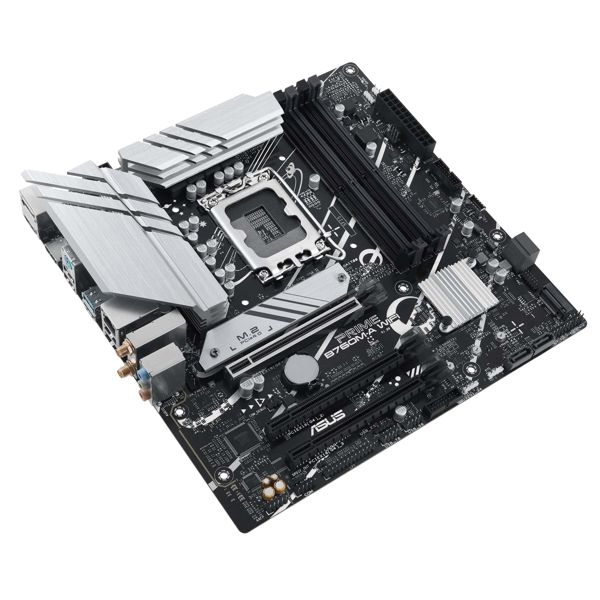 ASUS Motherboard PRIME B760M-A WIFI D4 s1700 B760 4xDDR4 M.2 HDMI DP Wi-Fi BT mATX