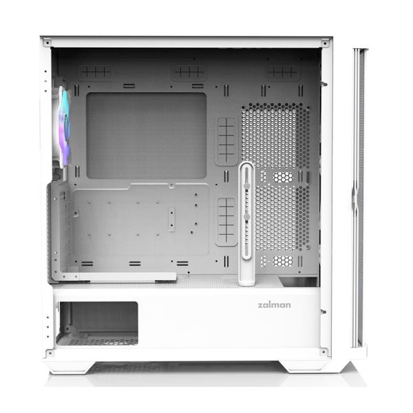 Zalman PC case Z10 Duo without PSU, 2xUSB3.0, 1xUSB Type-C, 3x140mm ARGB, 1x120mm ARGB, VGA 395mm, LCS ready, TG Side Panel, EATX, white