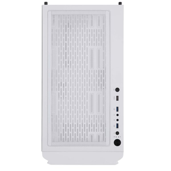 2E GAMING PC case Vertex GI01W without PSU, 2xUSB3.0, 1xUSBType-C, 3x140mm ARGB, 1x120mm ARGB, VGA 380mm, LCS ready, controller with remote, TG Side Panel, EATX, white