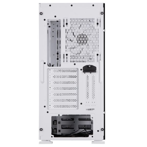 2E GAMING PC case Vertex GI01W without PSU, 2xUSB3.0, 1xUSBType-C, 3x140mm ARGB, 1x120mm ARGB, VGA 380mm, LCS ready, controller with remote, TG Side Panel, EATX, white