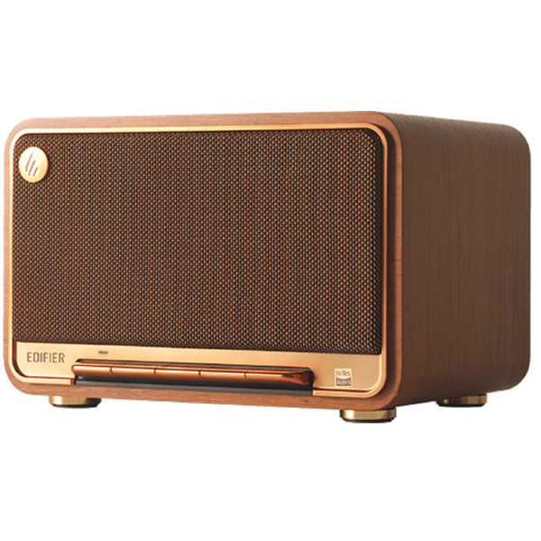 Speaker Edifier D32, 60W, Bluetooth, USB-C, AUX, Speaker, Brown