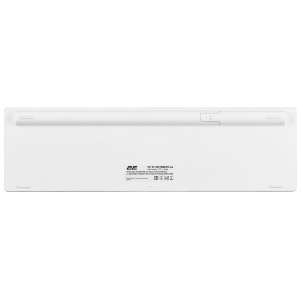 2E Keyboard membrane KS270 109key, WL/BT, EN/UK, silver-white