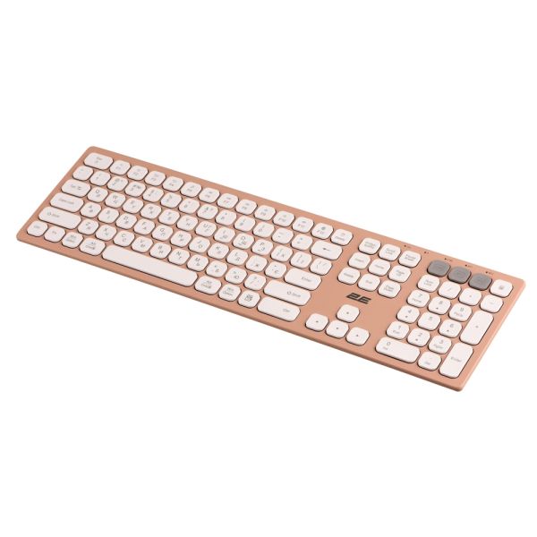 2E Keyboard membrane KS270 109key, WL/BT, EN/UK, pink-white