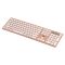 2E Keyboard membrane KS270 109key, WL/BT, EN/UK, pink-white