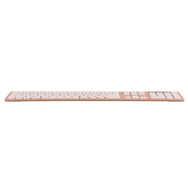 2E Keyboard membrane KS270 109key, WL/BT, EN/UK, pink-white
