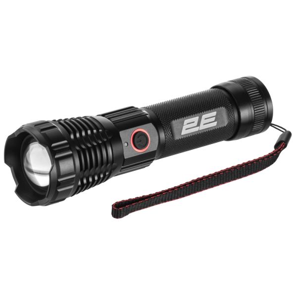 2E Hand lantern rechargeable, USB-C, 3000mAh, 2000lm, 10W, 5 lighting functions