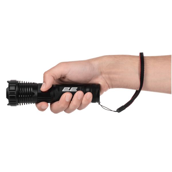 2E Hand lantern rechargeable, USB-C, 3000mAh, 2000lm, 10W, 5 lighting functions