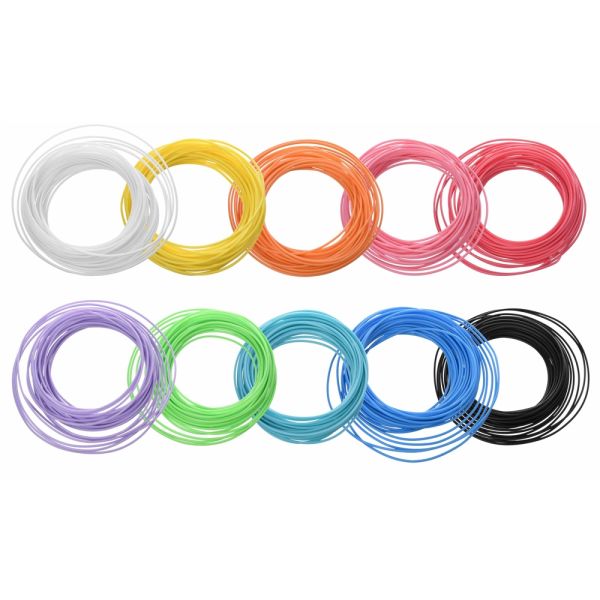 2E Filament for PCL 3D pen,1.75mm, 10pcs, mix