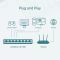 TP-Link, LS1008, 8-Port 10/100Mbps Desktop Switch RJ45 ports