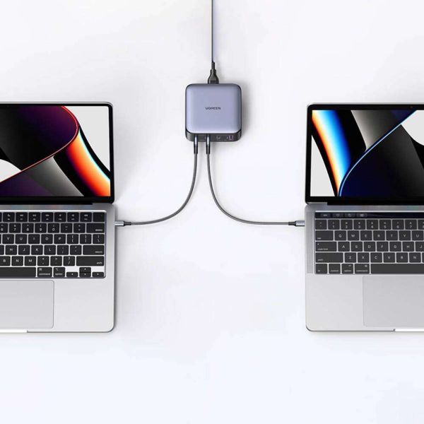 Mobile charger UGREEN CD328 (90928) Nexode, 100W, USB, Type-C, Gray