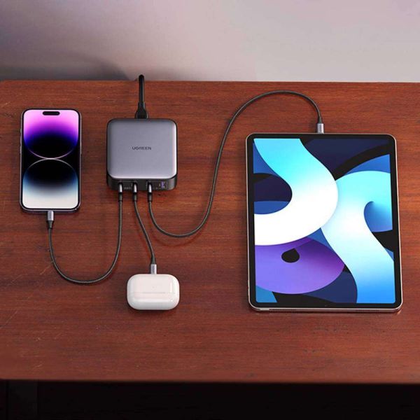Mobile charger UGREEN CD328 (90928) Nexode, 100W, USB, Type-C, Gray