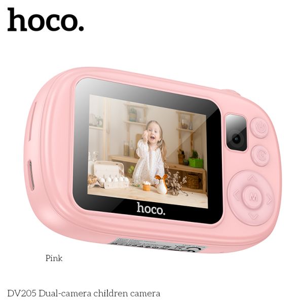Hoco Pink DV205 Dual-camera children camera